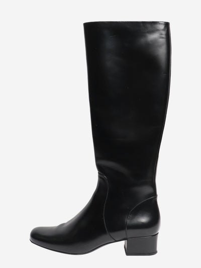 Black riding boots - size EU 38.5 Boots Saint Laurent