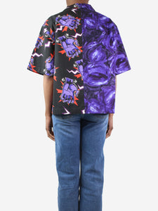 Prada Purple Frankenstein collection boxy fit shirt - size M