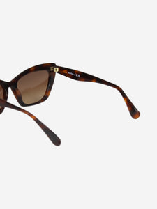 Max Mara Brown tortoise shell cat eye sunglasses