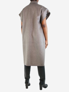 Y's Grey cape coat - size