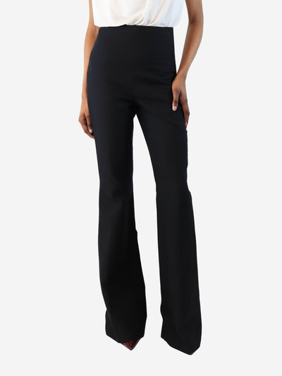 Black flared trousers - size UK 6 Trousers Akris
