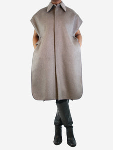 Y's Grey cape coat - size
