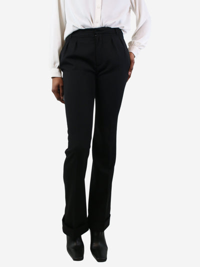 Black wool trousers - size UK 6 Trousers Saint Laurent 