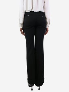 Saint Laurent Black wool trousers - size UK 6