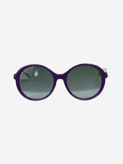 Gucci Purple round purple sunglasses - size Sunglasses Gucci 