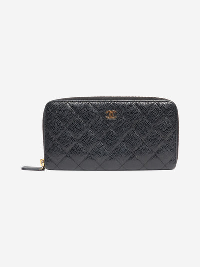 Black 2014 caviar lambskin wallet Wallets, Purses & Small Leather Goods Chanel