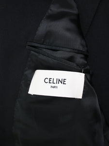 Celine Black double-breasted jacket - size UK 12