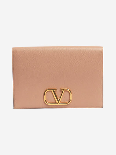 Blush VLogo clutch Clutch bags Valentino