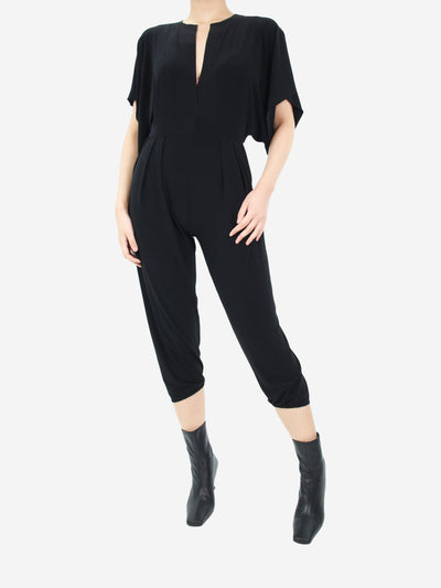 Black short-sleeved elastic jumpsuit - size XS Jumpsuits Norma Kamali 