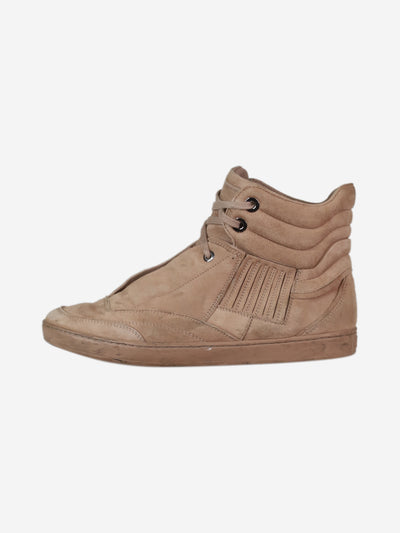 Neutral suede high top trainers - size EU 36.5 Trainers Christian Dior 