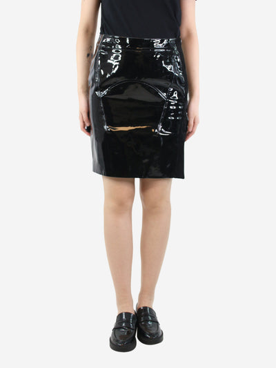 Black patent leather skirt - size UK 8 Skirts Tom Ford 