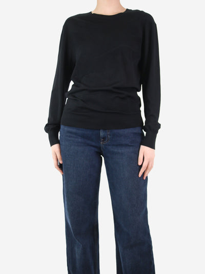 Black textured jumper - size UK 8 Knitwear Givenchy 