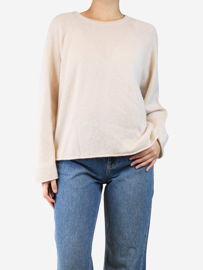Cream cashmere sweater - size L Knitwear Allude