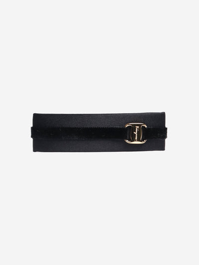 Black hairclip Hats Salvatore Ferragamo