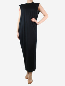 Acne Studios Black short-sleeved maxi dress - size L