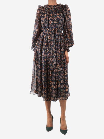 Multicolour printed midi dress - size UK 6 Dresses Ulla Johnson