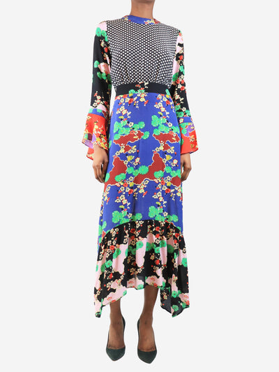 Multicolour floral midi dress - size S Dresses Rixo