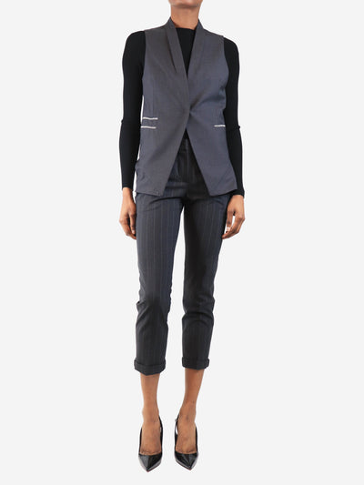 Grey monolli waistcoat and trouser set - size UK 6 Sets Brunello Cucinelli