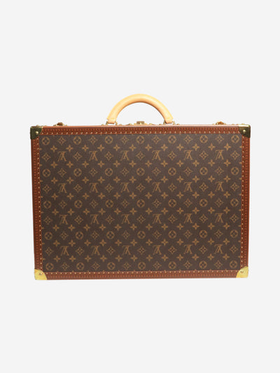 Brown Alzer 55 Monogram suitcase trunk Luggage & Travel Bags Louis Vuitton