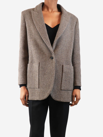 Brown wool-blend jacket - size XS Coats & Jackets Ba&sh