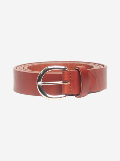 Brown leather belt Belts Giuliva Heritage