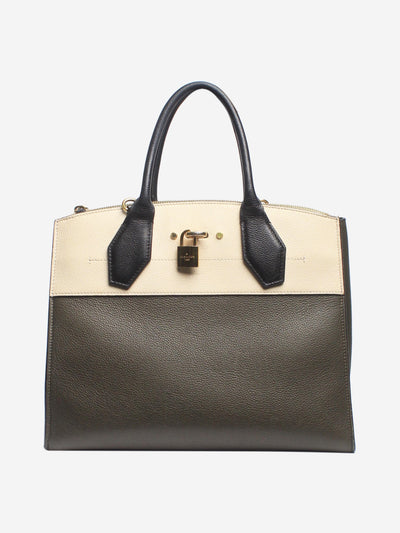 Military green and beige On My Side top handle bag Top Handle Bags Louis Vuitton