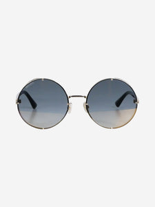 Jimmy Choo Gold round frame sunglasses