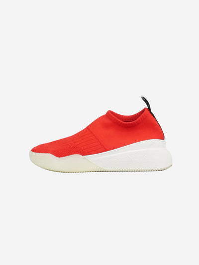 Red knit slip-on trainers - size 28 cm Trainers Stella McCartney