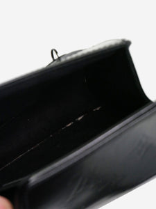 Louis Vuitton Black monogram Vernis leather square Op Art pouchy