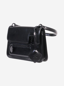 Louis Vuitton Black monogram Vernis leather square Op Art pouchy