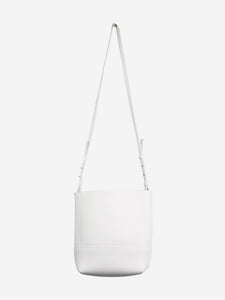 Bottega Veneta White leather bucket bag