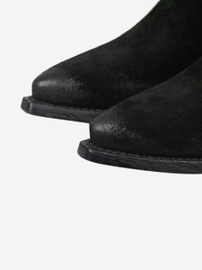 Saint Laurent Black suede ankle boots - size EU 41