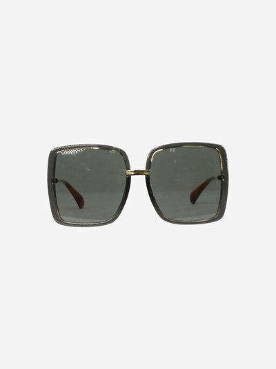 Gucci Black oversized square sunglasses - size Sunglasses Gucci 