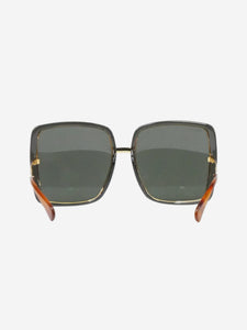 Gucci Gucci Black oversized square sunglasses - size
