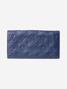 Louis Vuitton Blue monogram epi flap wallet