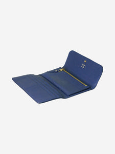 Louis Vuitton Blue monogram epi flap wallet