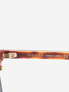 Gucci Gold Havana sunglasses