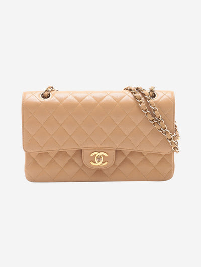 Beige vintage 2003 medium caviar Classic Double Flap bag Shoulder bags Chanel