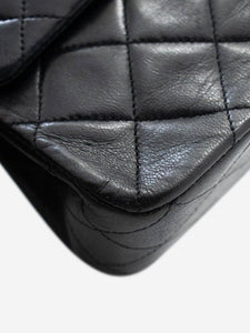Chanel Black medium lambskin vintage 1986 Classic Double Flap