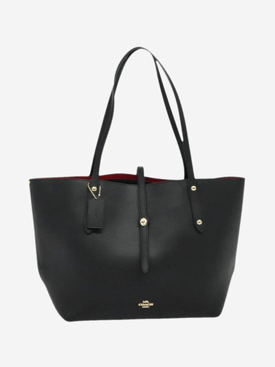 Black leather tote bag Tote Bags Coach