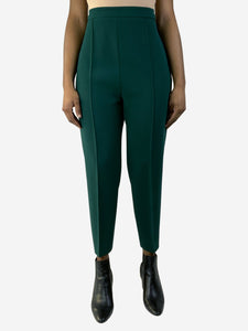 Marni Green side zip tapered trousers - size IT 42