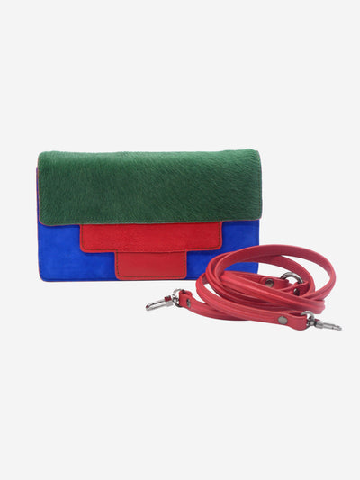 Green colour-block wallet Wallets, Purses & Small Leather Goods Jamin Puech 