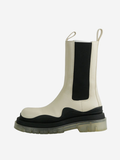 Cream boots - size EU 39 Boots Bottega Veneta 