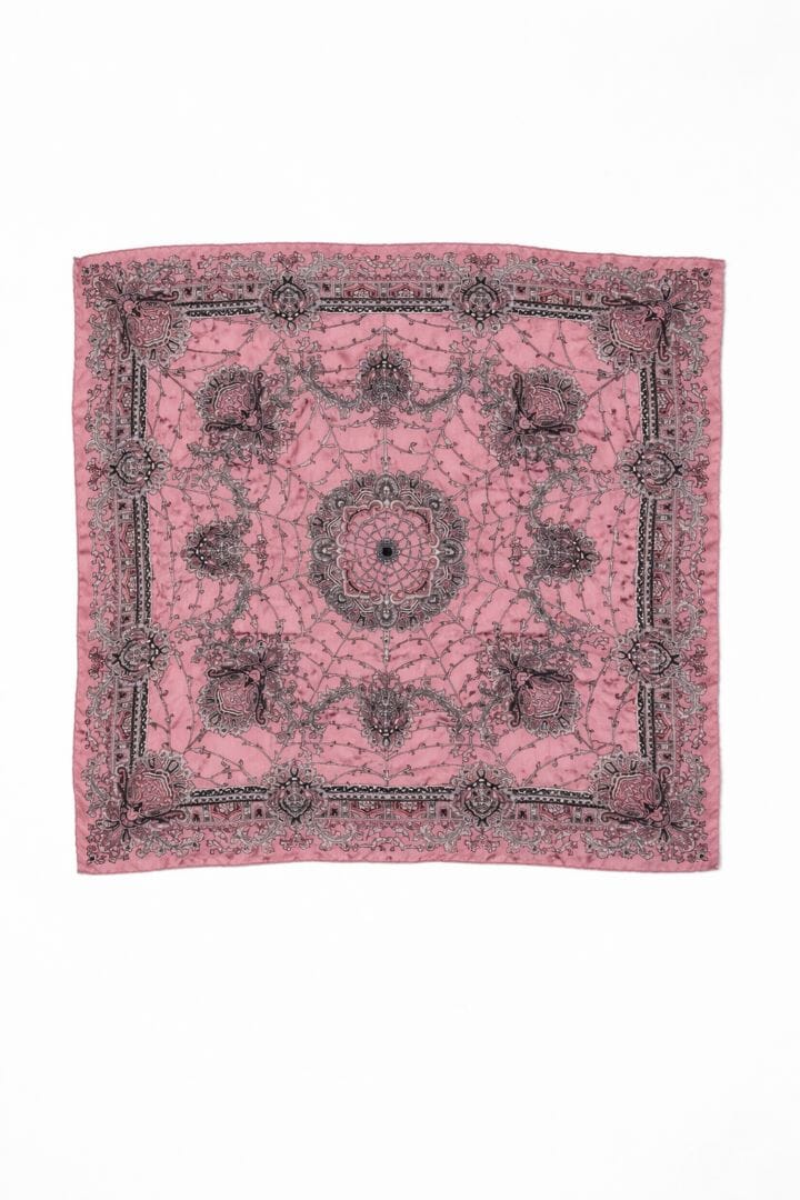 Pink paisley silk scarf Scarves Etro 
