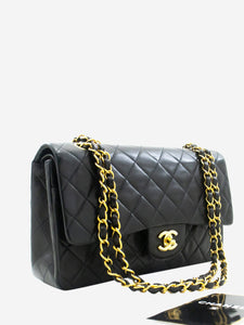 Chanel Black vintage 1996-97 medium Classic Double Flap bag