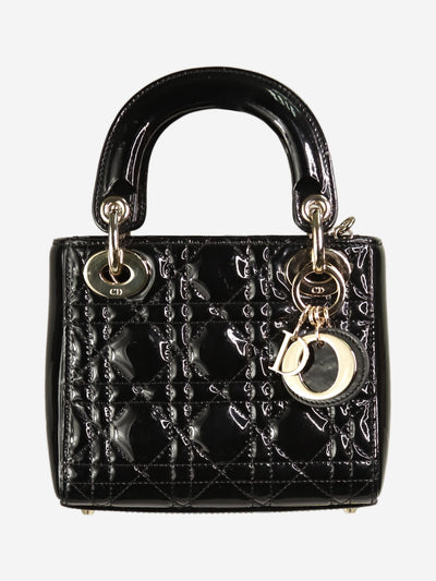 Black mini 2018 Lady Dior bag Top Handle Bags Christian Dior 