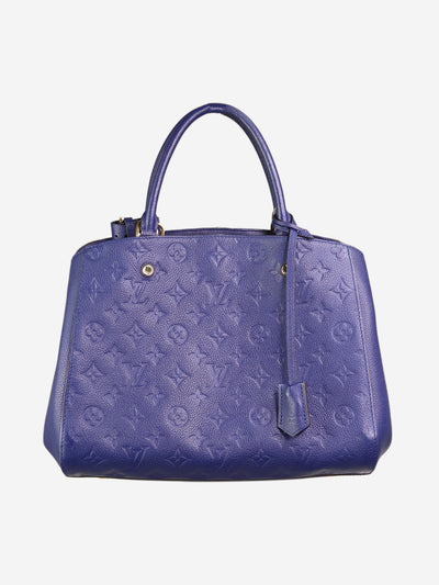Dark blue 2015 Monogram Empreinte Montaigne bag Shoulder bags Louis Vuitton 