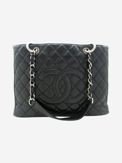 Black 2008 caviar leather GST bag Shoulder Bag Chanel 