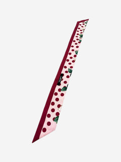 Red silk rose neck tie Scarves Dolce & Gabbana 