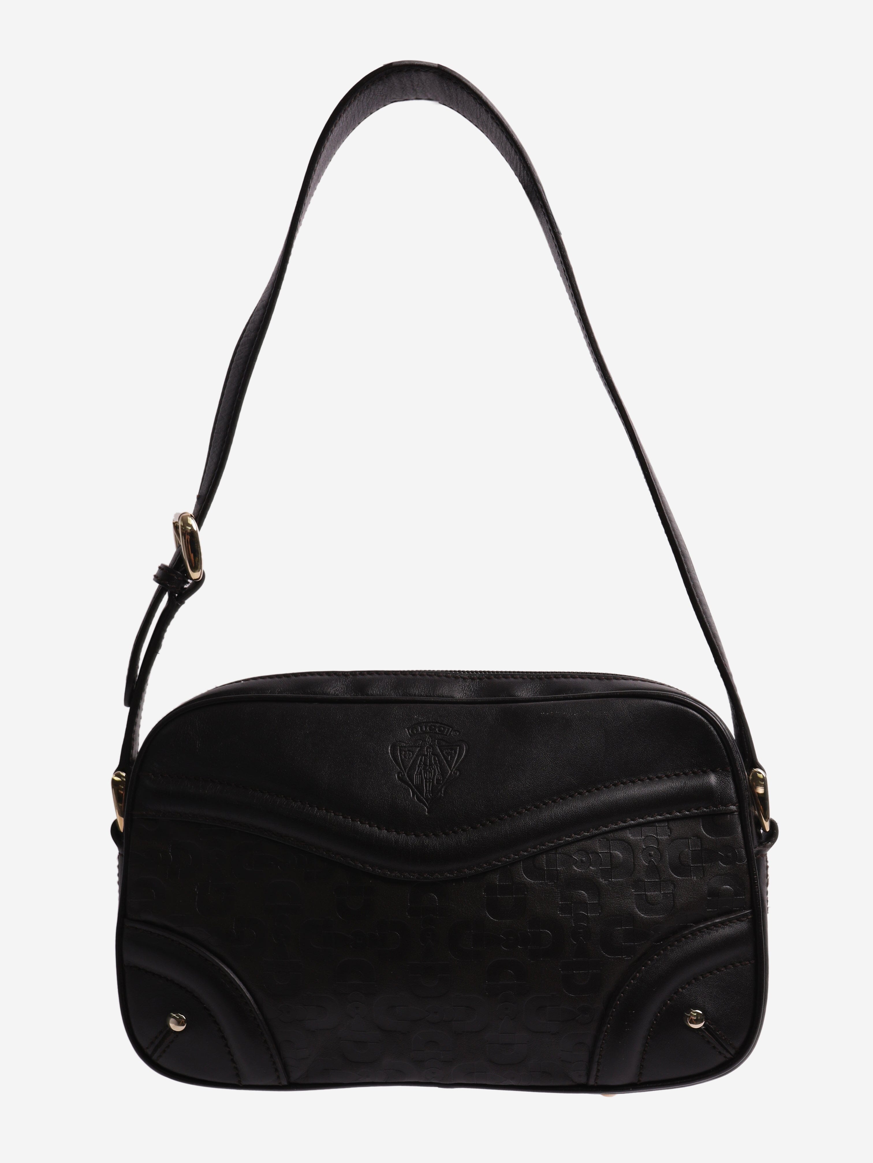 Dark brown Crest Horsebit shoulder bag Shoulder bags Gucci 